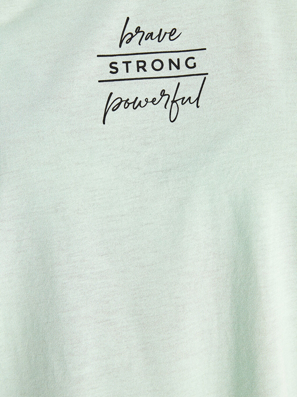 Crew Neck Slogan Printed Short Sleeve Women's Sports T-Shirt-2