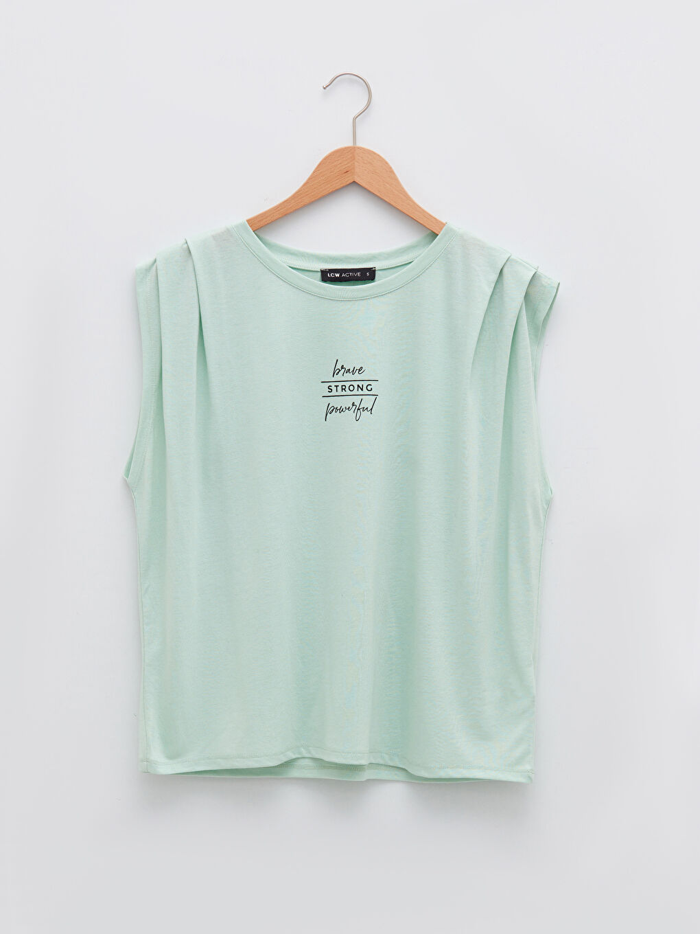 Crew Neck Slogan Printed Short Sleeve Women's Sports T-Shirt-5