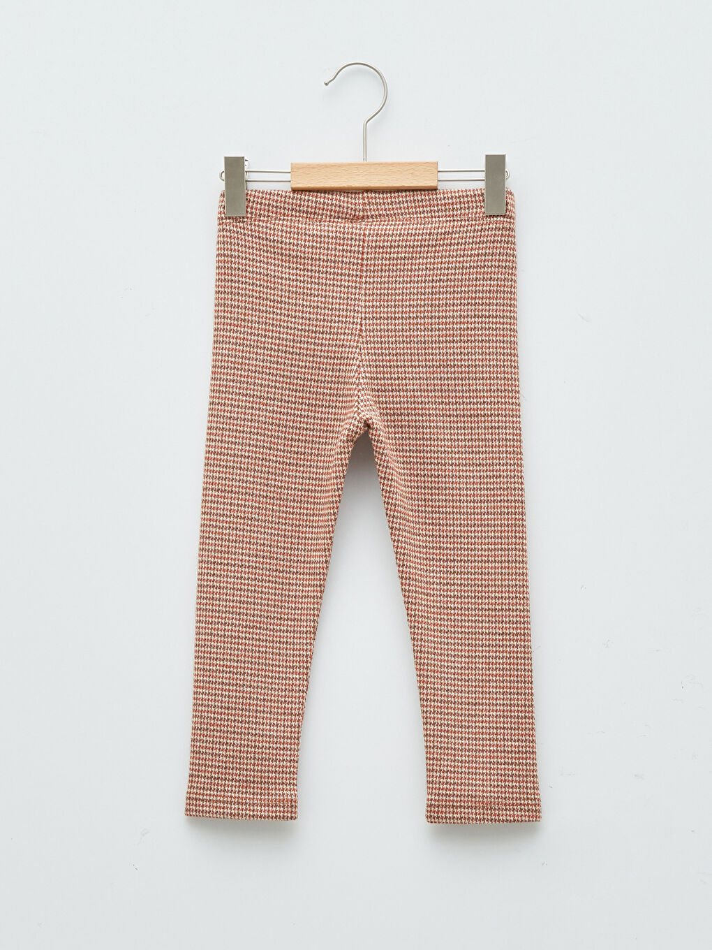 Elastic Waist Crowbar Pattern Baby Girl Tights-1