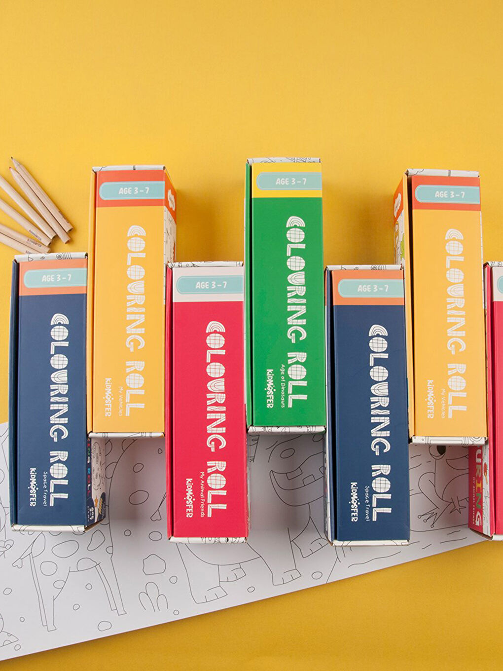 Abm Kitap Kidmosphere Svemirsko Putovanje Valjak za Slikanje -W1J933Z4-M0T