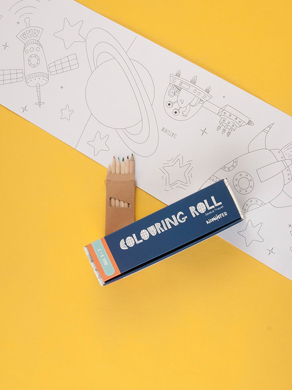 Abm Kitap Kidmosphere Svemirsko Putovanje Valjak za Slikanje -W1J933Z4-M0T