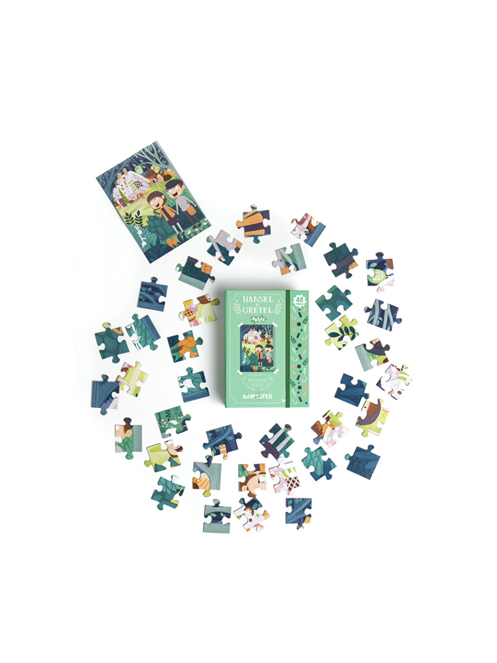 Kidmosfer Hansel ile Gretel Puzzle-1