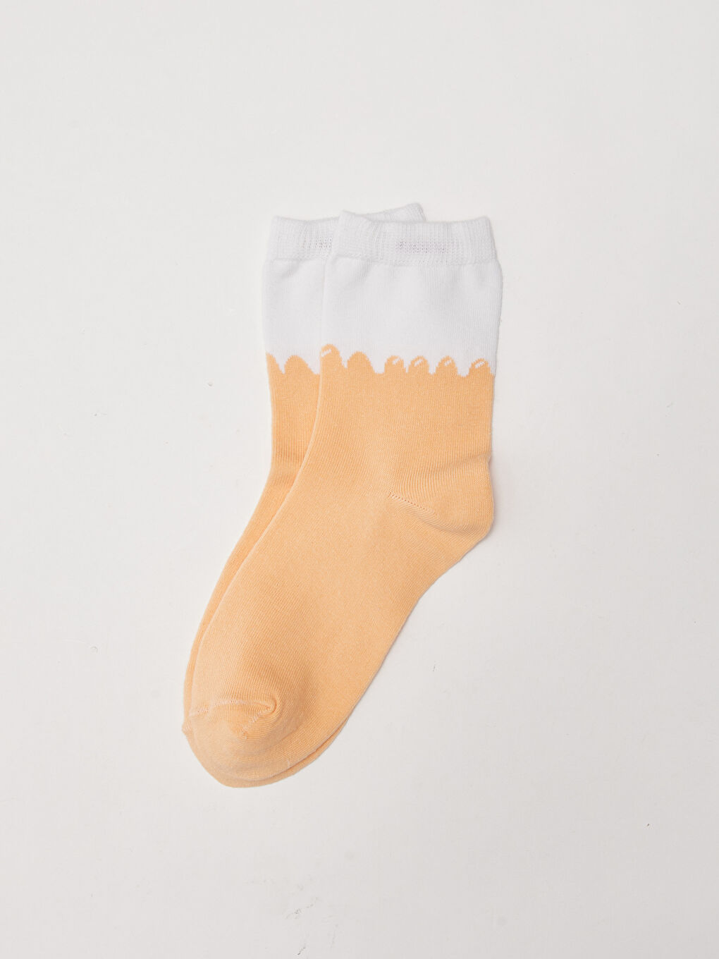 جوارب طاقم نسائية بتصميم كتل الألوان