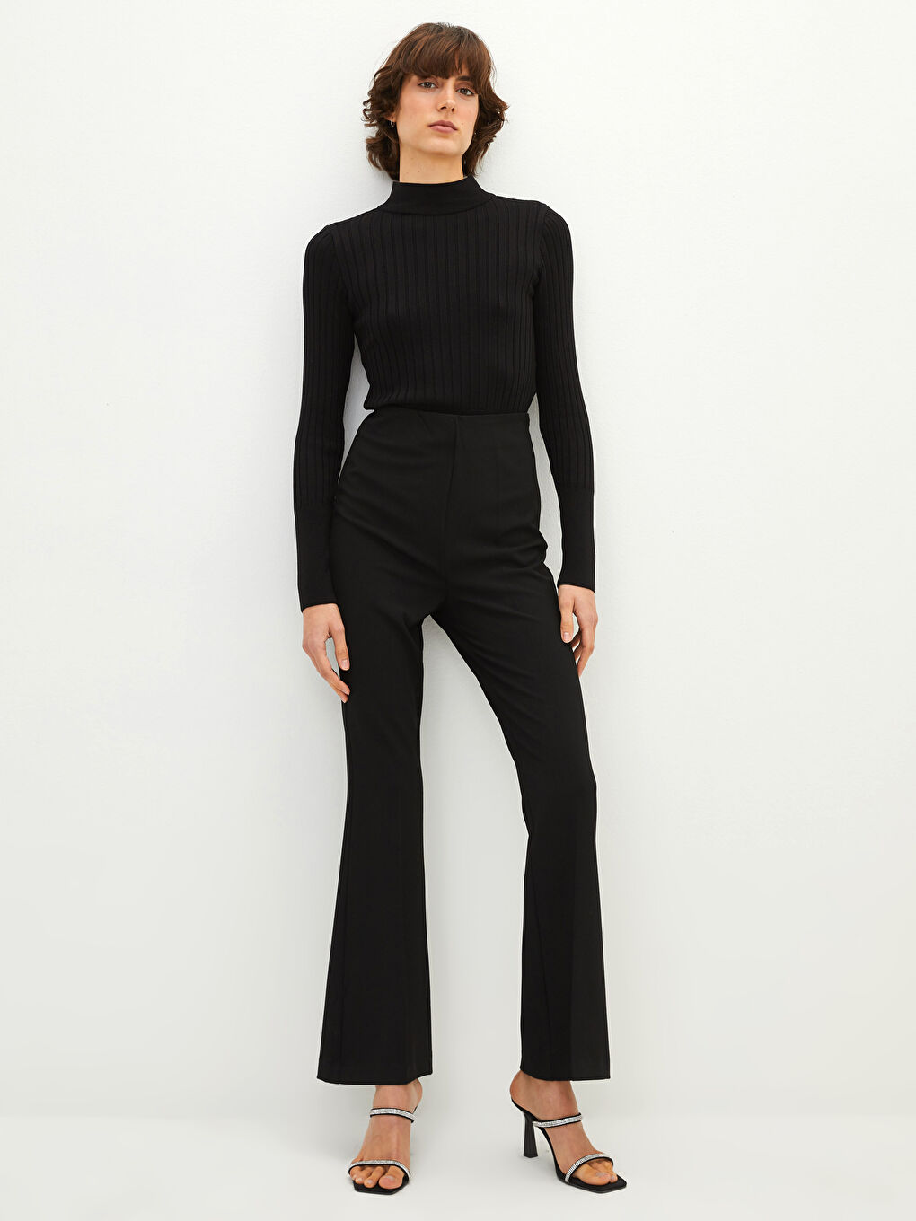 LCW Vision Taillierte Damen Hose mit Reißverschluss -W1JA44Z8-CVL