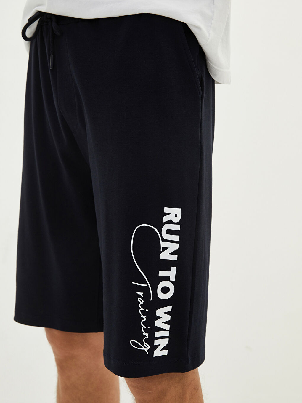 شورت بيجامة رجالي بقصة عادية-1