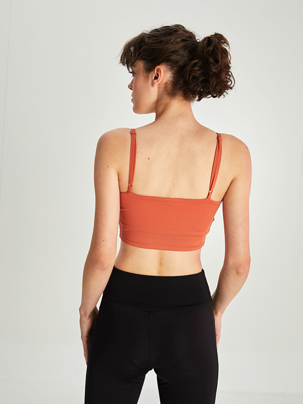 Bustieră Sport pentru Femei cu Guler în formă de U-4