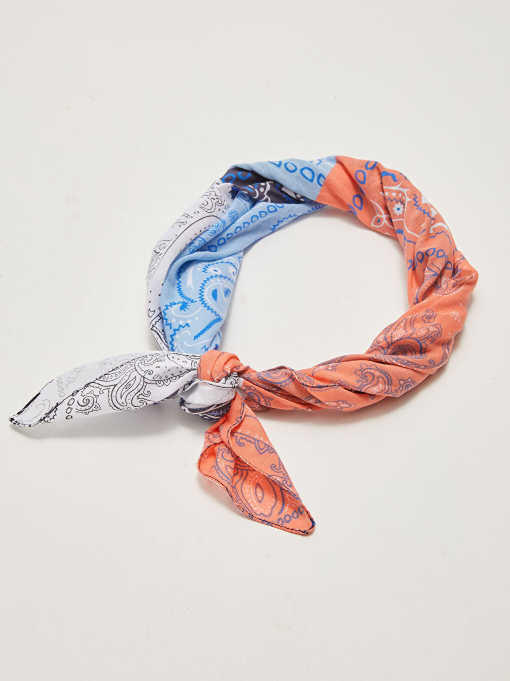 Bandană pentru Femei cu Model Geometric-3