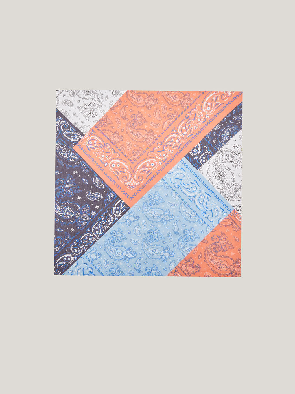 Bandană pentru Femei cu Model Geometric-6