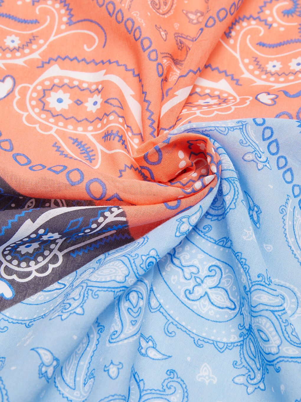 Bandană pentru Femei cu Model Geometric-7