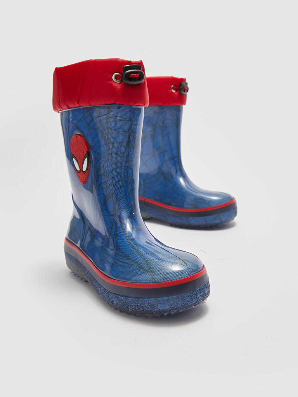LCW STEPS Spiderman Licensed Elastic Lace-up Boy Rain Boot -W1JC62Z4-CRW
