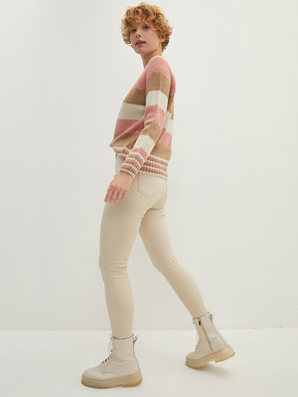 Hoch taillierte Jupiter Super-Skinny-Fit Jeans für Damen-2