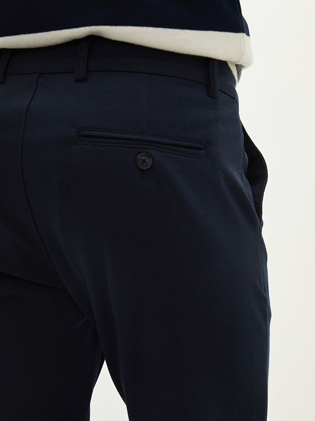 Lacivert Slim Fit Erkek Pantolon-2