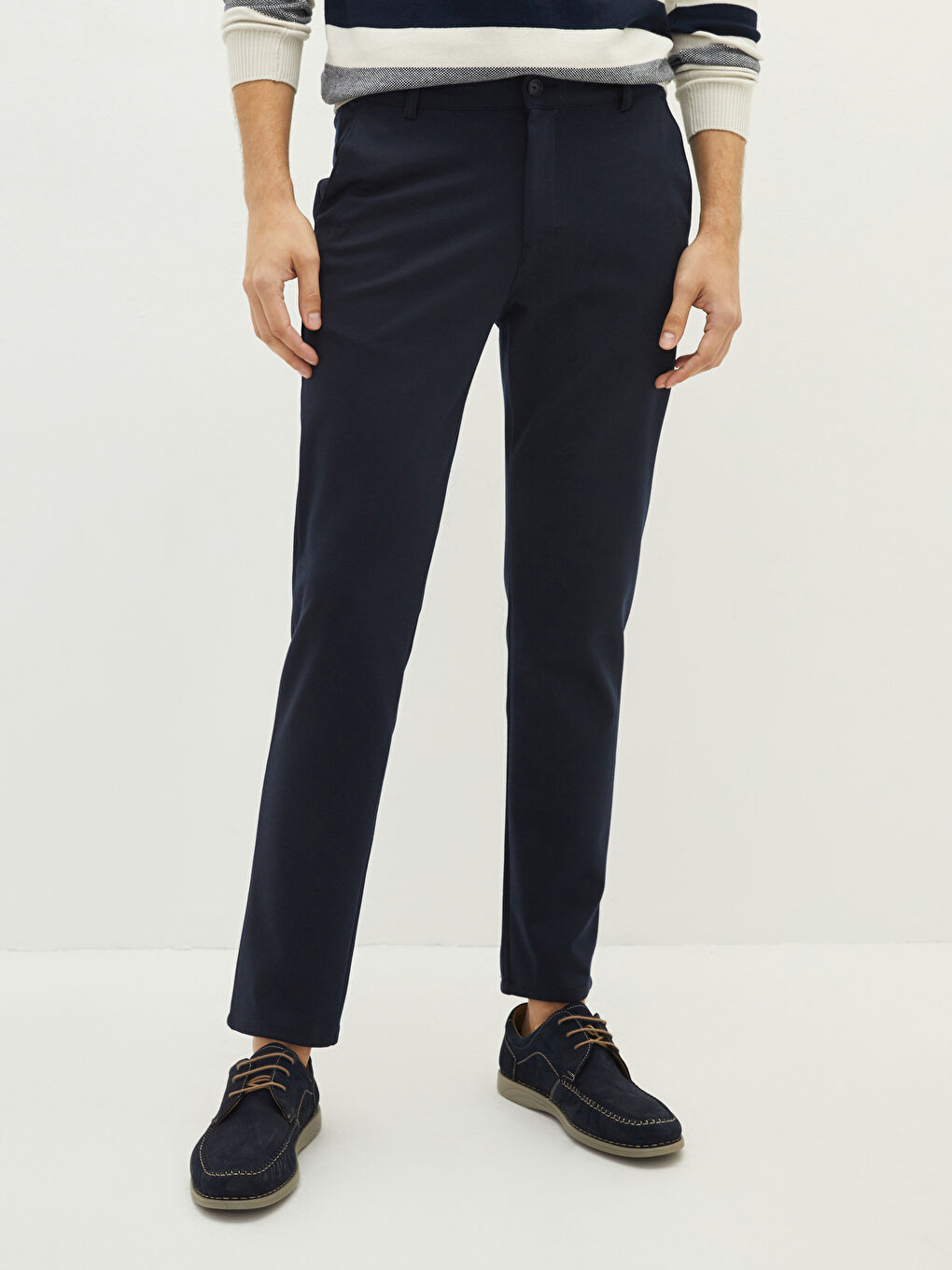 Lacivert Slim Fit Erkek Pantolon-3