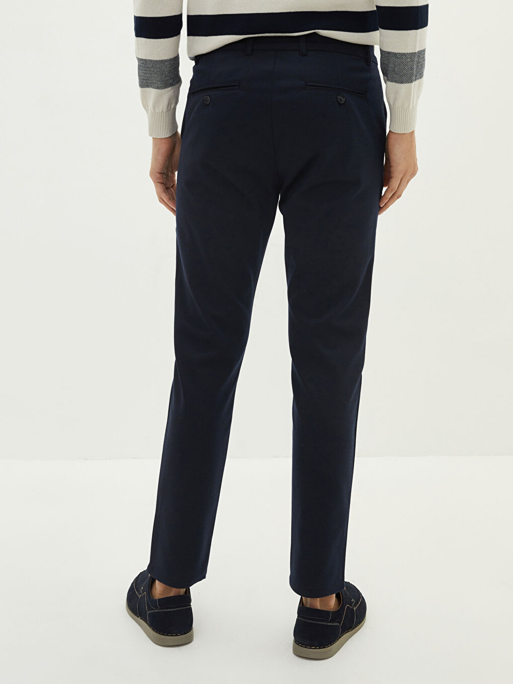 Lacivert Slim Fit Erkek Pantolon-4