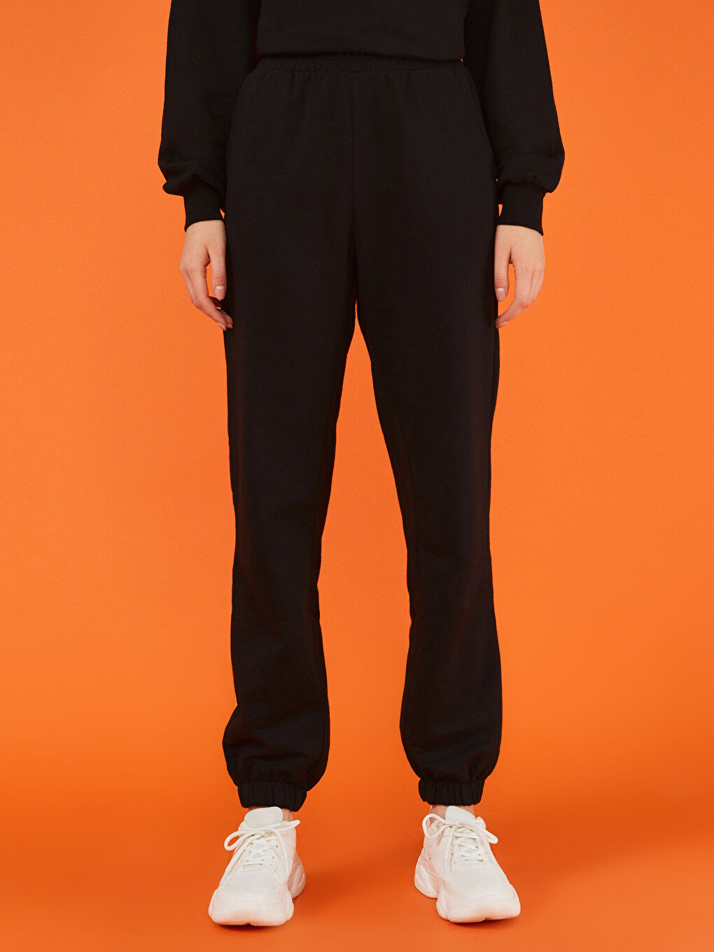 LCW Limited Elastic Waist Pocket Detailed Women's Jogger Sweatpants -W1JD81Z8-CVL