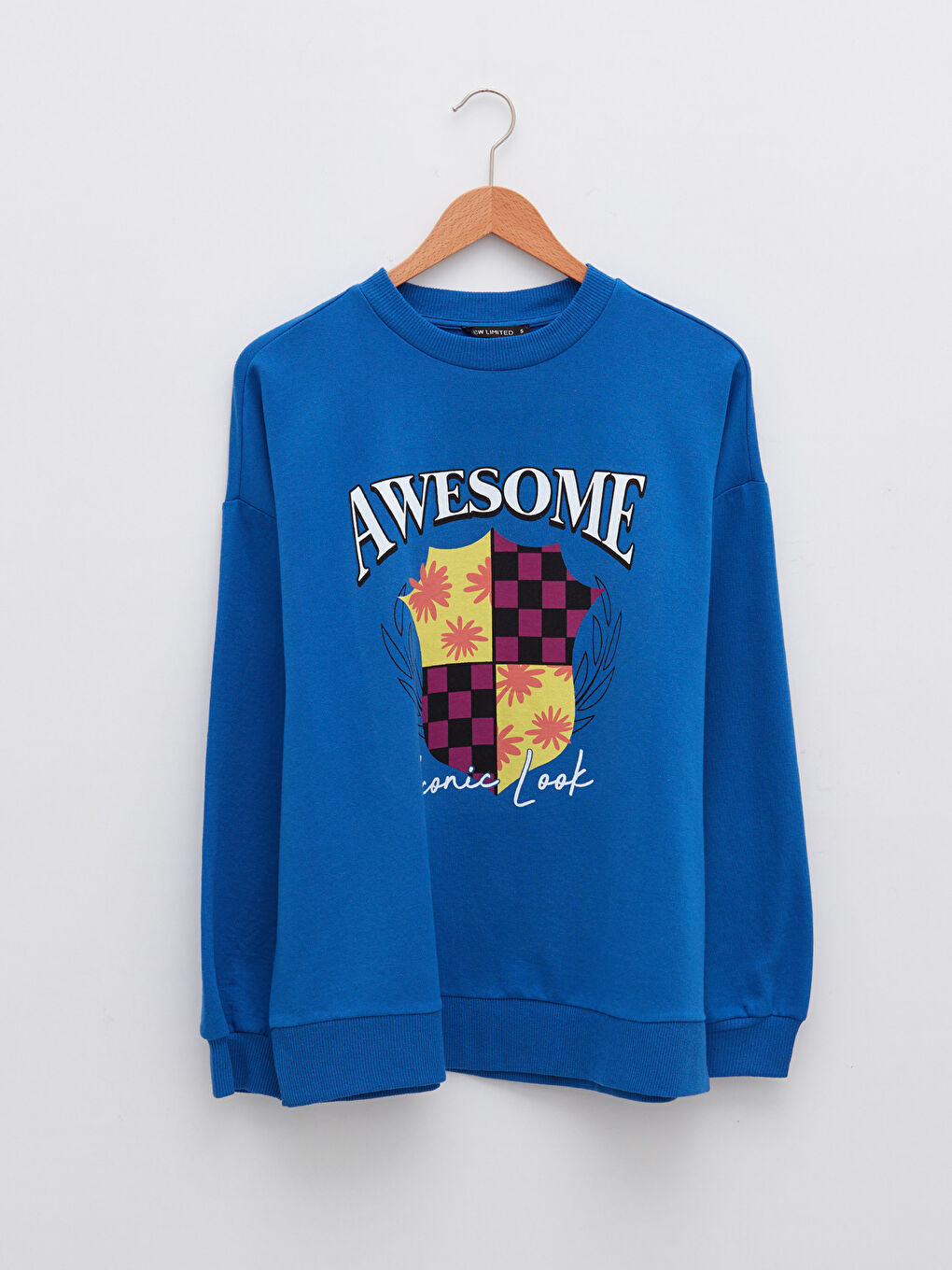 LCW Limited Crew Neck Printed Long Sleeve Women's Sweatshirt -W1JD83Z8-HMM