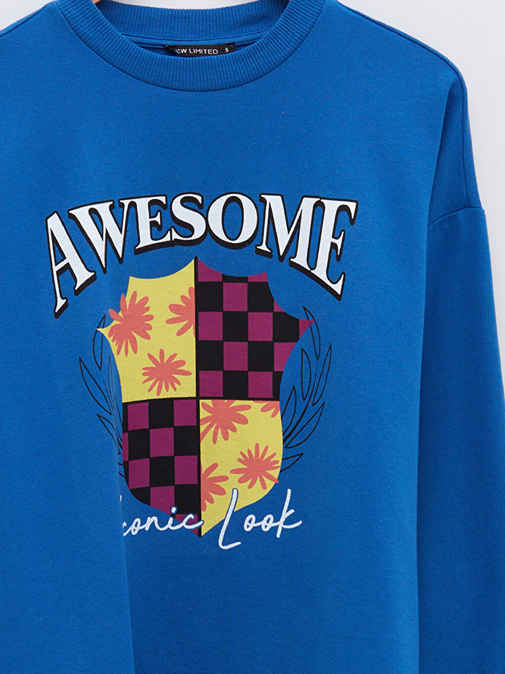 LCW Limited Crew Neck Printed Long Sleeve Women's Sweatshirt -W1JD83Z8-HMM
