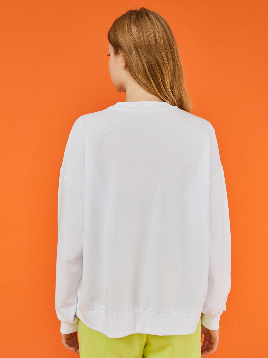 LCW Limited Crew Neck Printed Long Sleeve Women's Sweatshirt -W1JD83Z8-J5E
