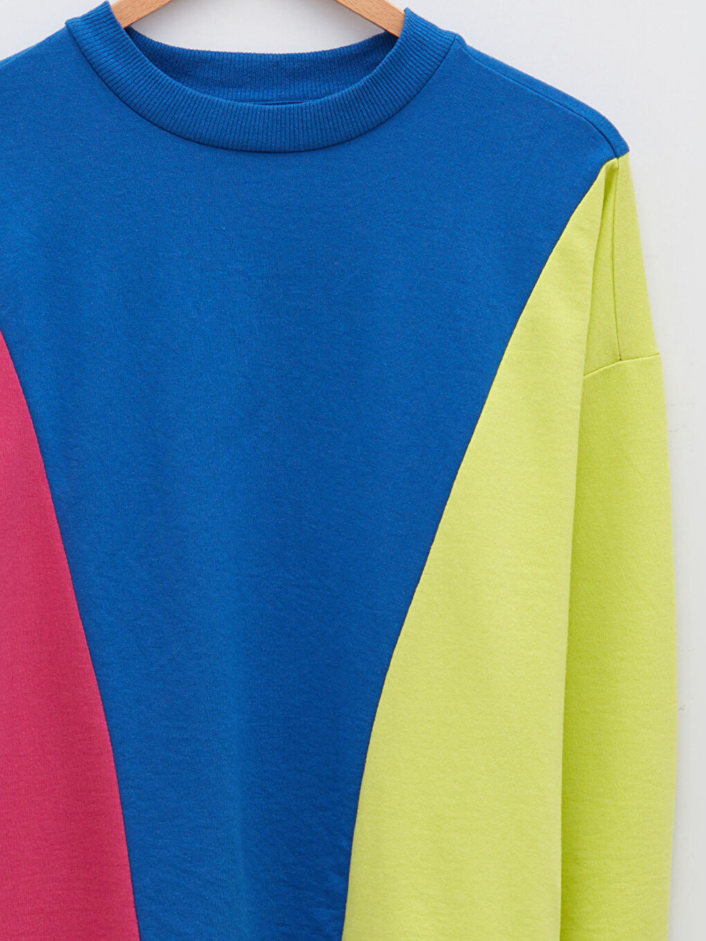 Sweat-Shirt Pour Femmes À Manches Longues Et Col Rond Avec Bloc De Couleurs-9