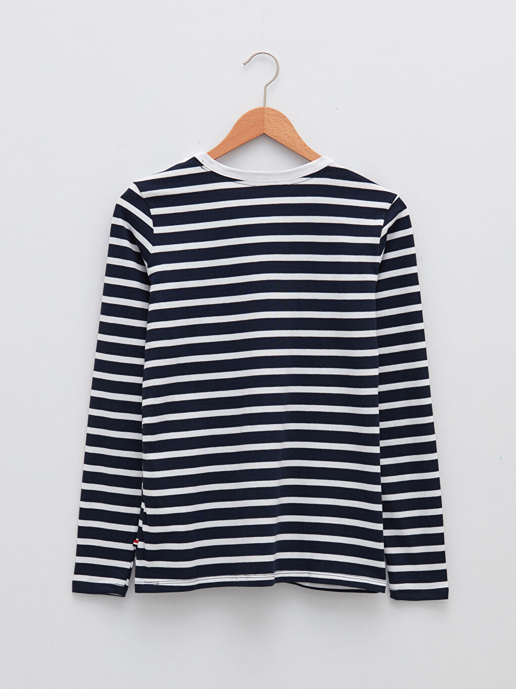 SOUTHBLUE Rundhalsausschnitt Gestreift Langarm T-Shirt für Damen -W1JE09Z8-LGS