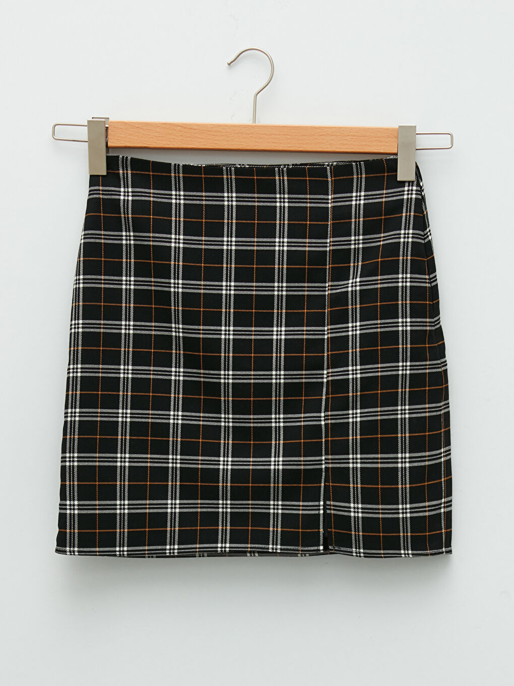 Plaid Women's Mini Skirt-6