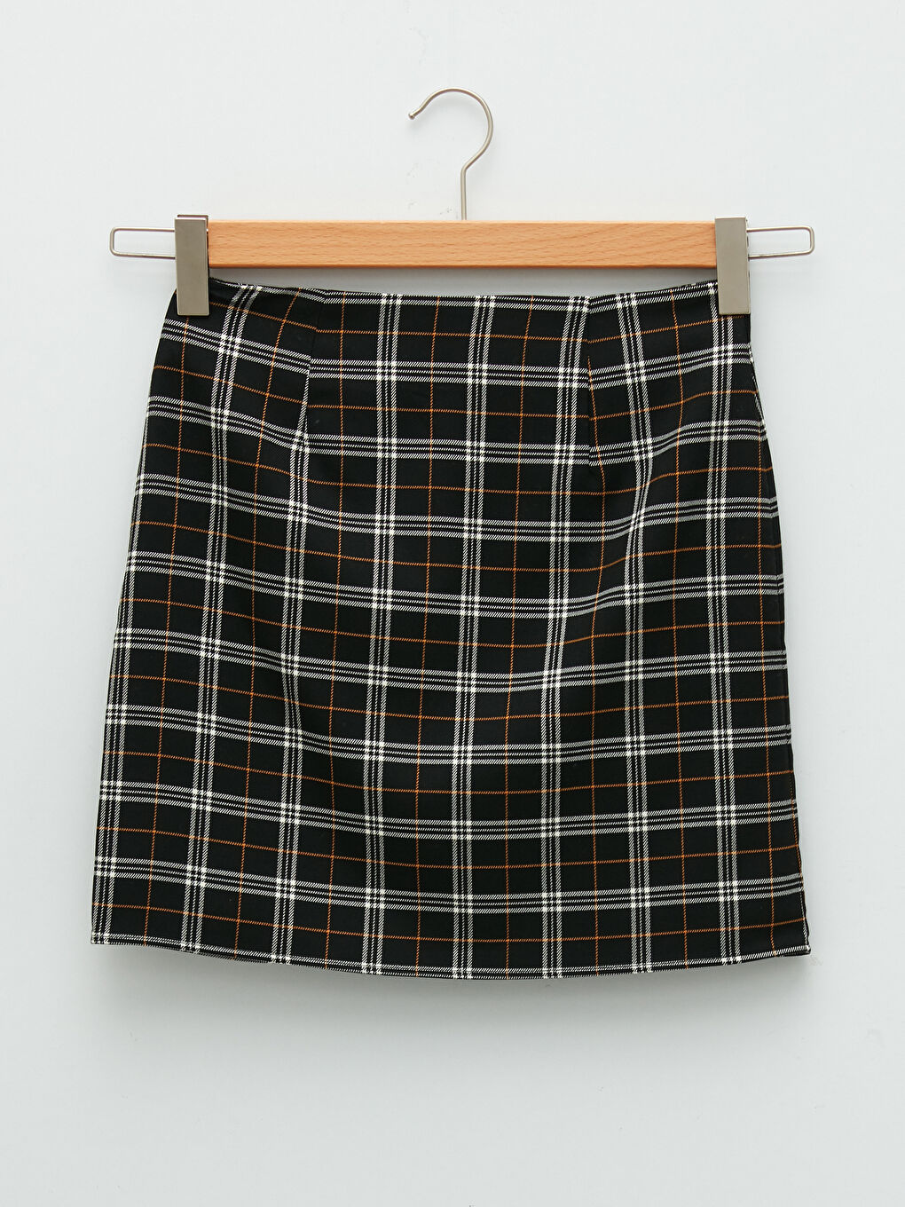 Plaid Women's Mini Skirt-7
