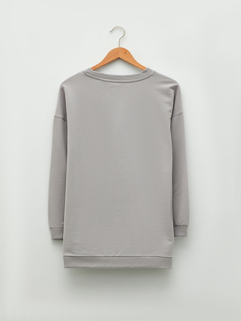 Plus Size Crew Neck Mickey Mouse Printed Long Sleeve Women's Sweatshirt-6