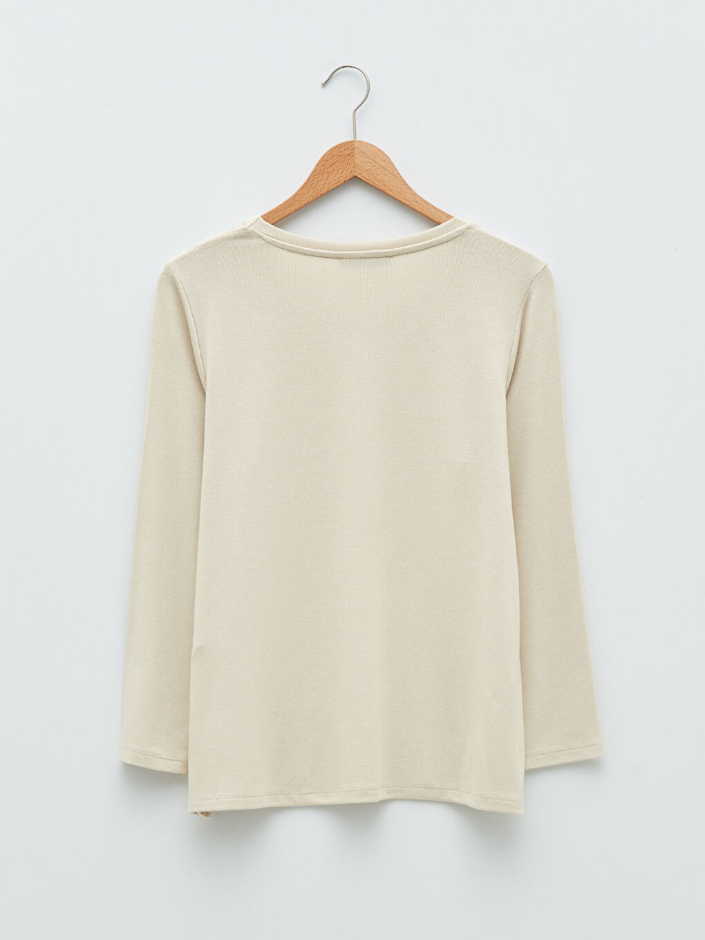 LCW Grace Crew Neck Patterned Long Sleeve Women's T-Shirt -W1JE92Z8-FX0
