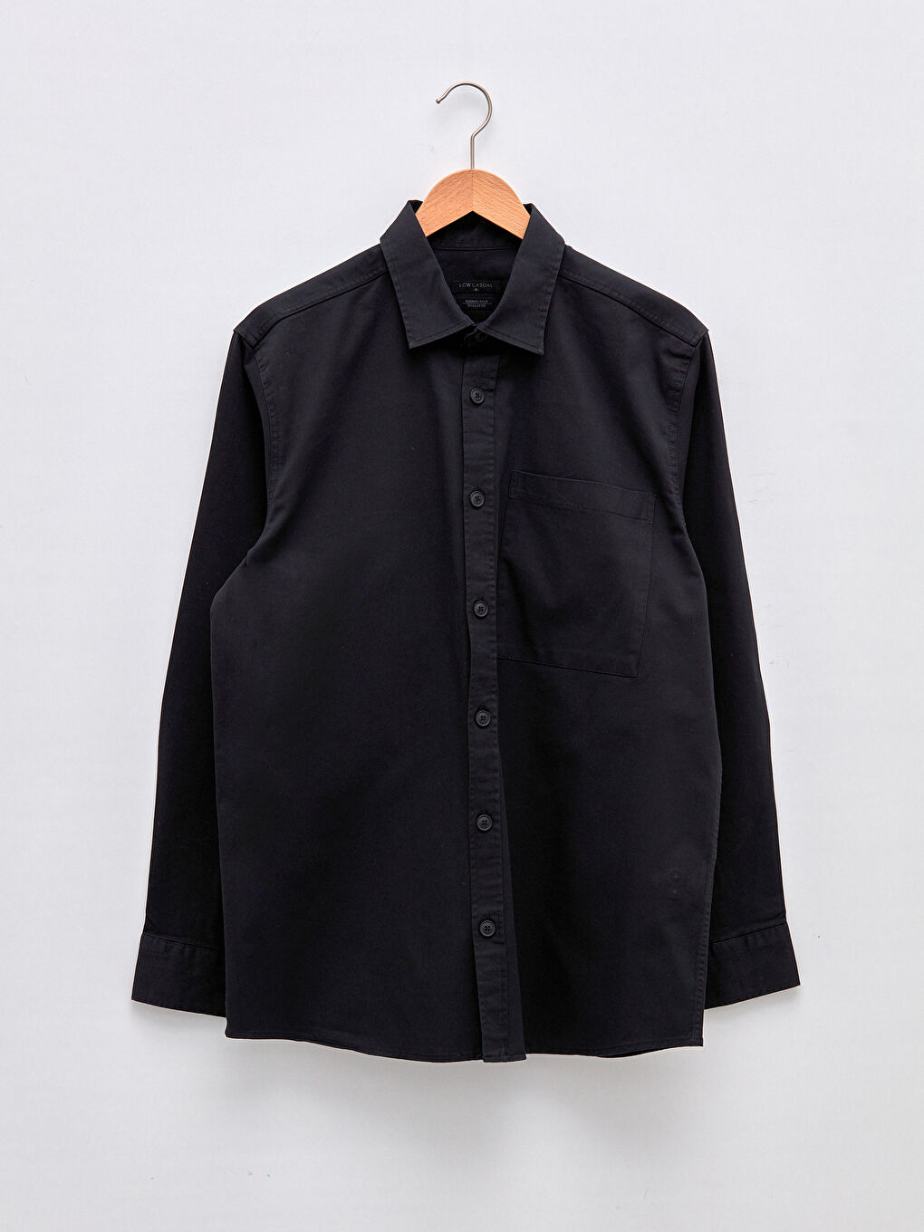 XSIDE Regular Fit Long Sleeve Gabardine Men's Shirt -W1JE98Z8-CVL