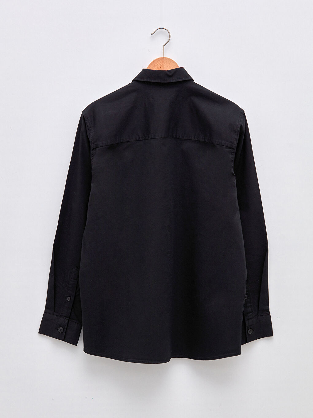 XSIDE Regular Fit Long Sleeve Gabardine Men's Shirt -W1JE98Z8-CVL