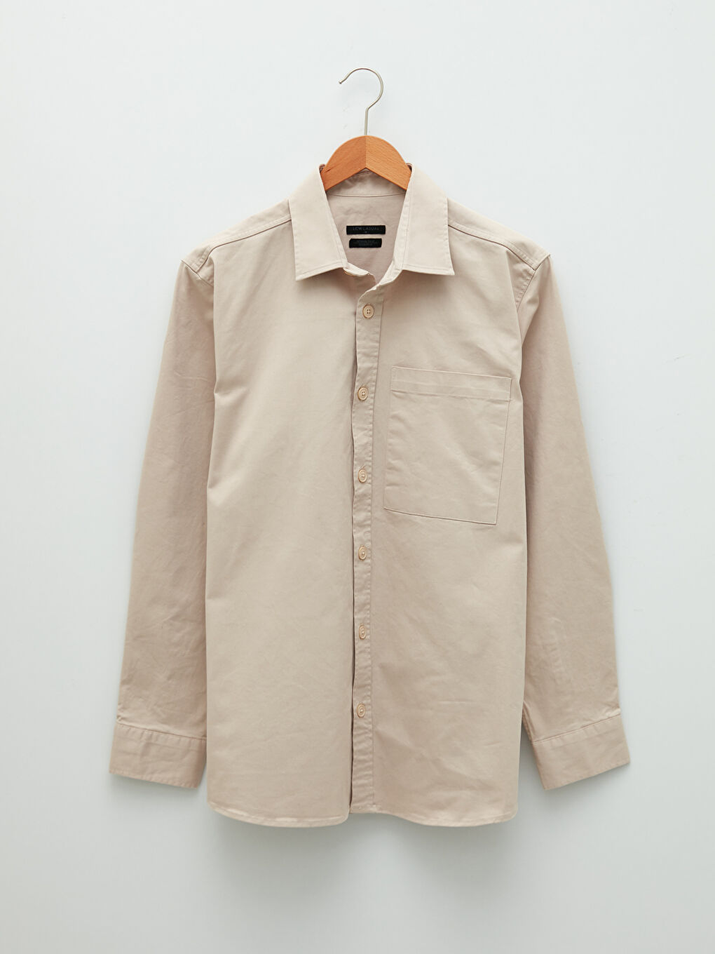 XSIDE Regular Fit Long Sleeve Gabardine Men's Shirt -W1JE98Z8-MB0