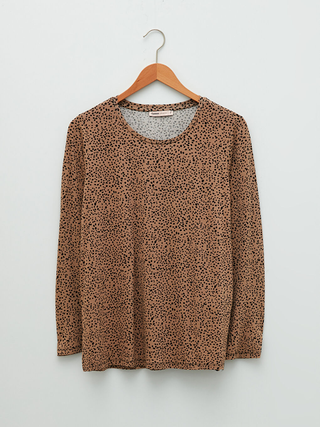 Žena BEŽ Majica kratkih rukava-5