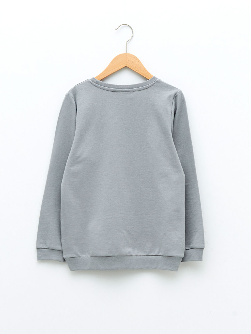 LCW Kids Bisiklet Yaka İron Man Baskılı Uzun Kollu Erkek Çocuk Sweatshirt -W1JF57Z4-GSE