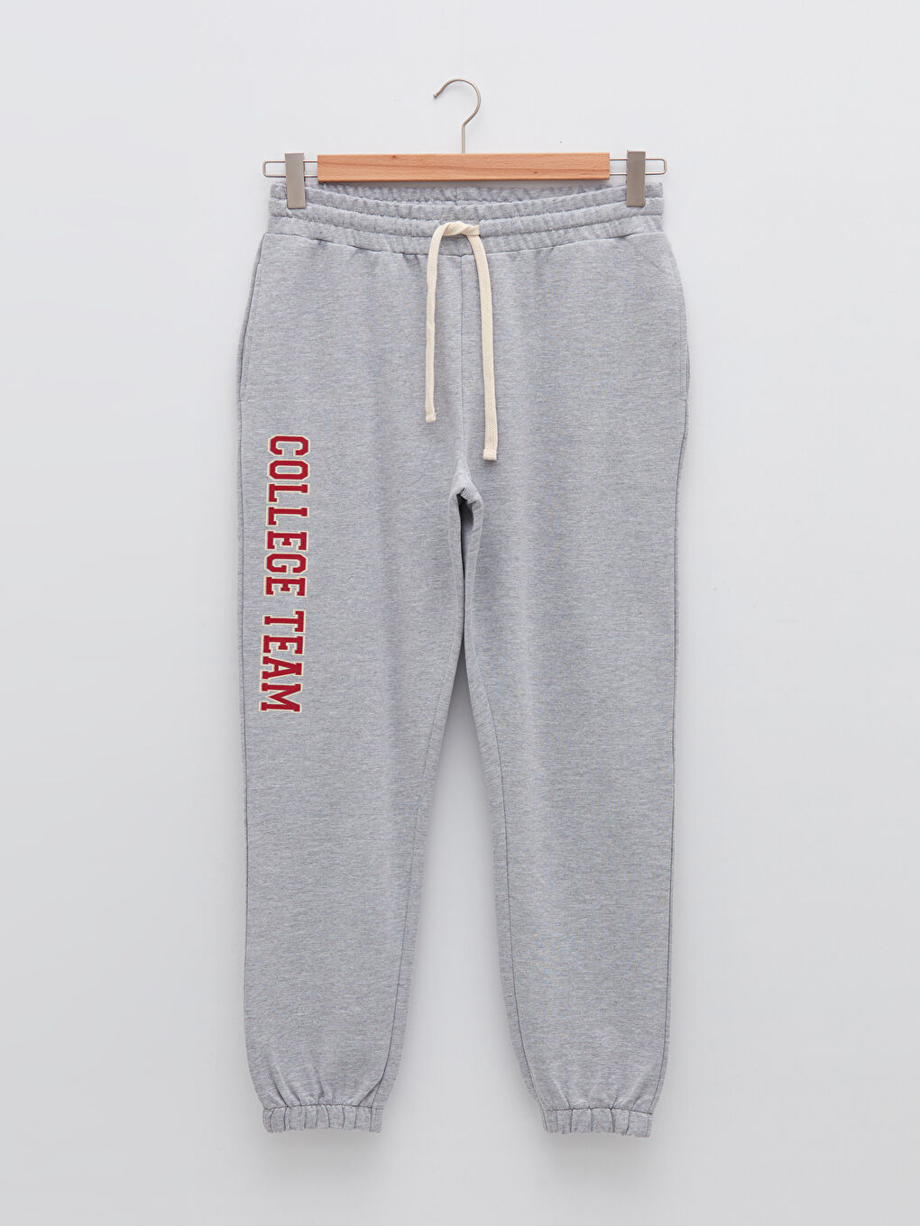 Plus Size Women's Elastic Waist Printed Jogger Sweatpants-5