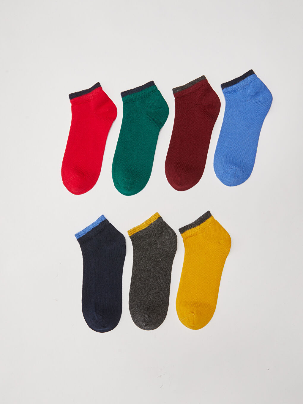 Basic Boys' Trainer Socks 7 Pack-1