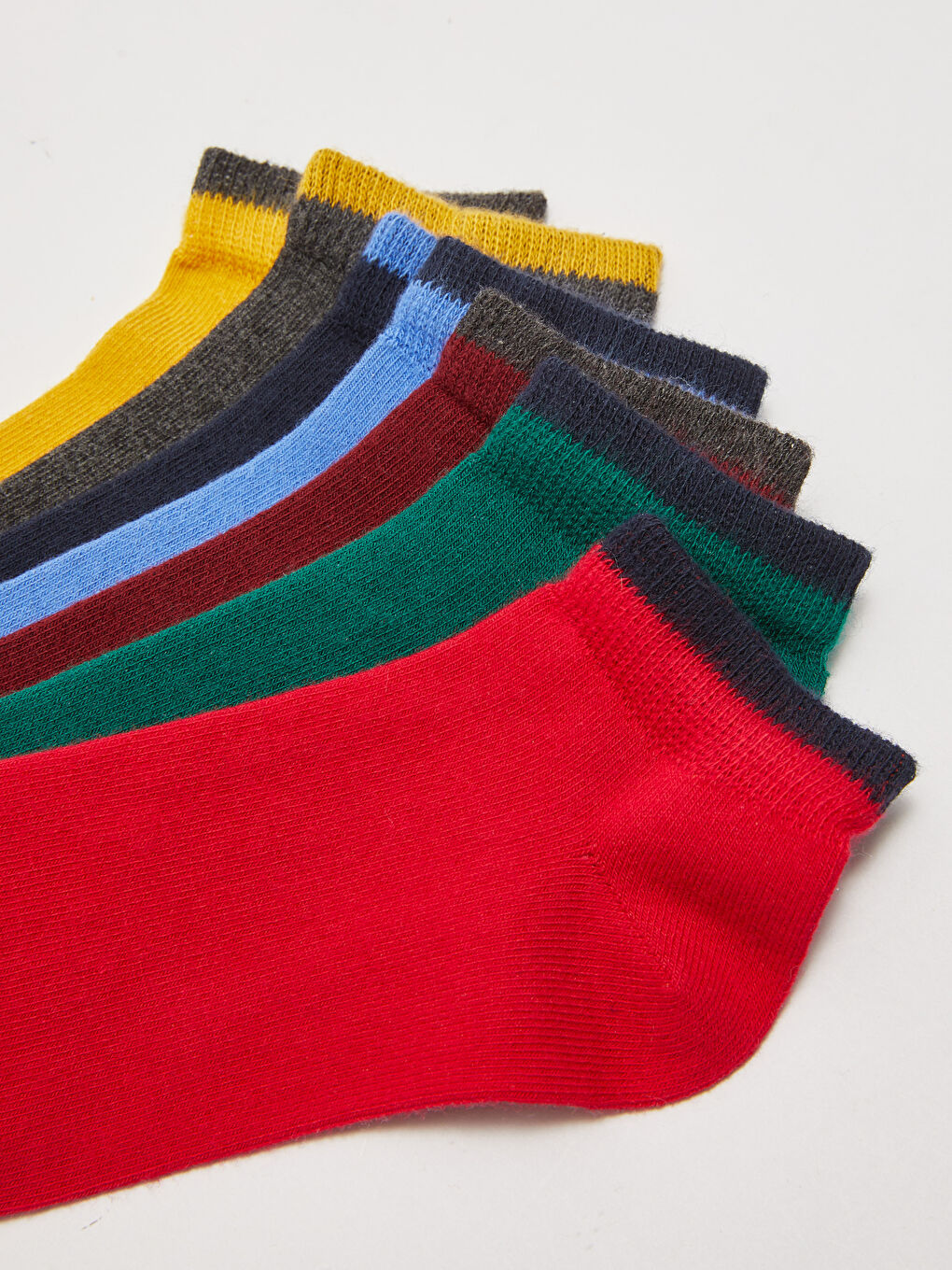 Basic Boys' Trainer Socks 7 Pack-2