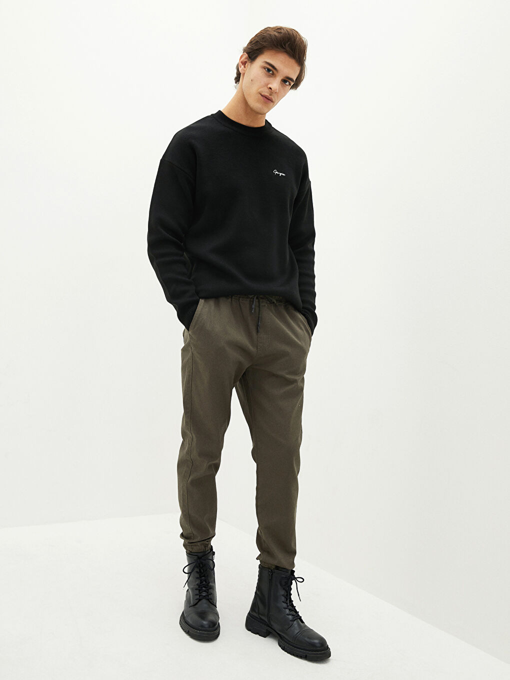 Standard Fit Gabardine Men's Jogger Trousers