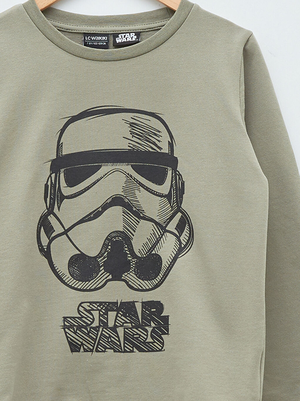 Sweat-Shirt Garçon Col Rond Star Wars Imprimé Manches Longues-2