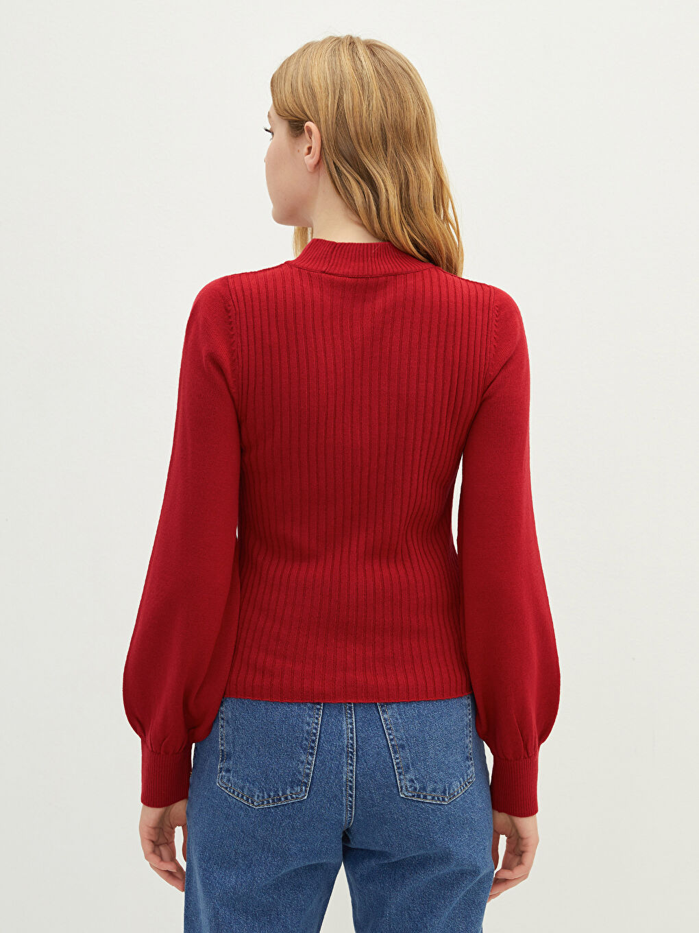 LCW Vision Half Turtleneck Women's Knitwear Sweater -W1JG60Z8-HQG