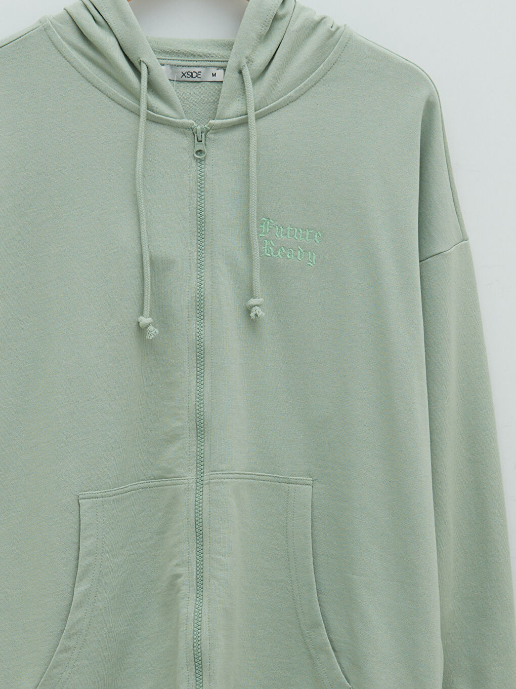 Hooded Long Sleeve Men's Thick Zip-Up Sweatshirt-7