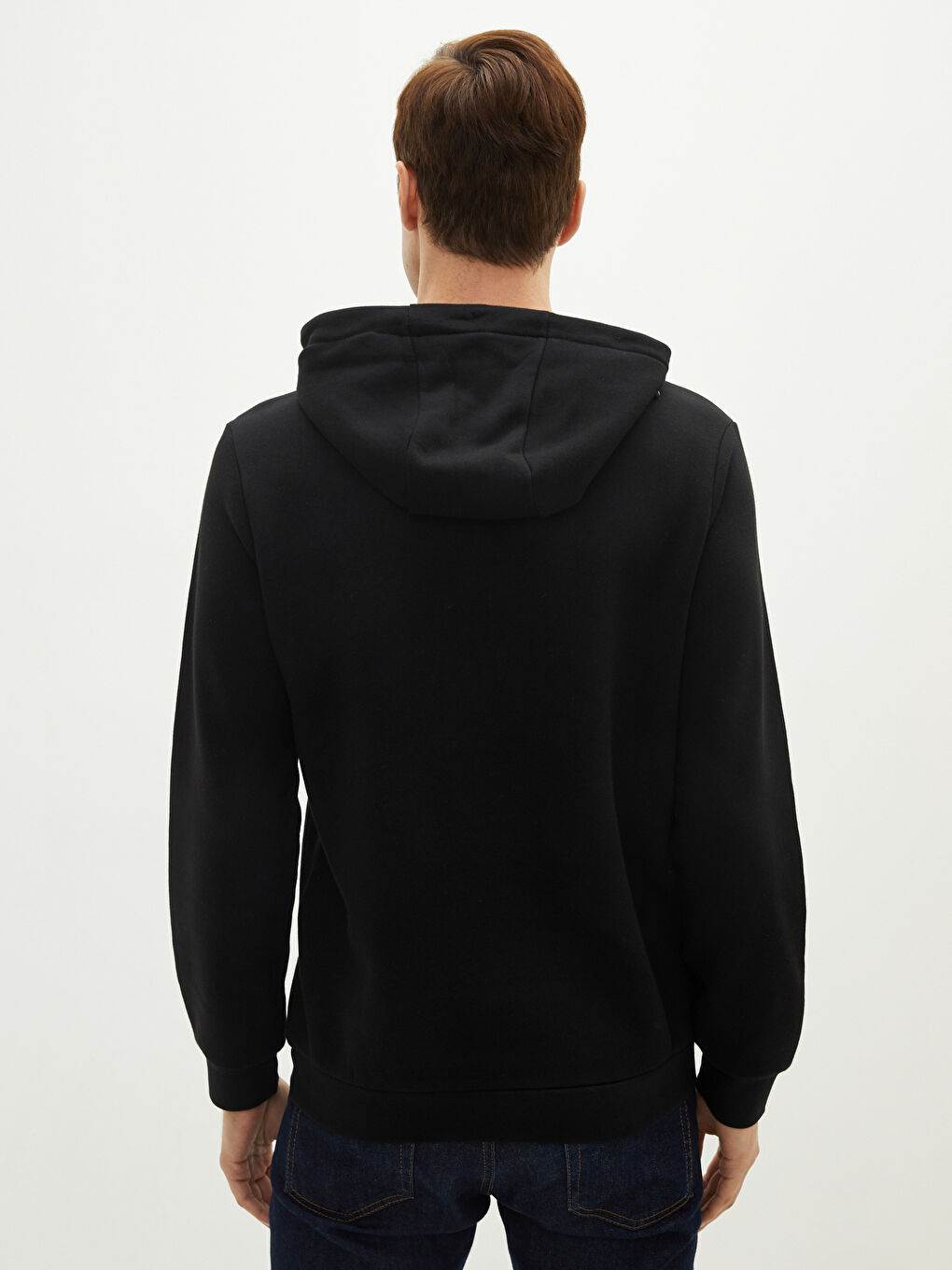 Long Sleeve Embroidered Men's Thick Hoodie-3