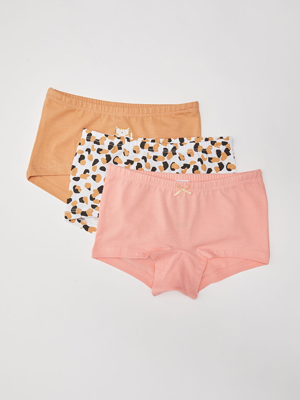 Printed Cotton Girls' Boxer 3-pack