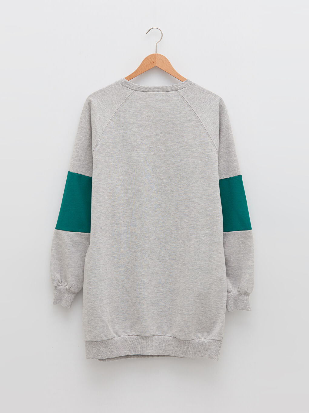 Crew Neck Printed Long Sleeve Women's Dress-6