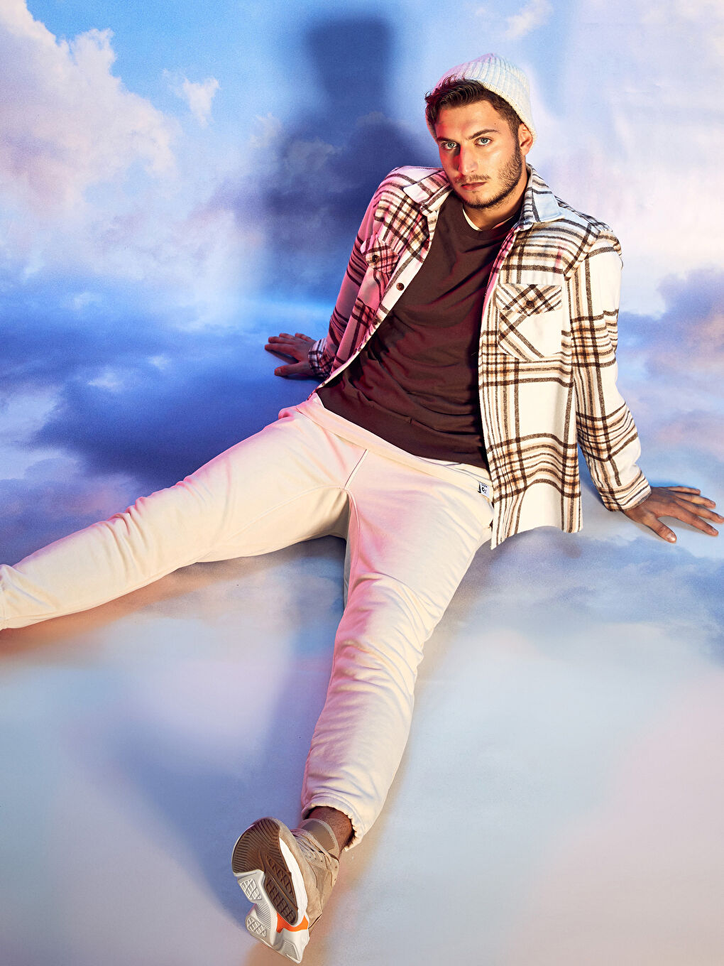 Стандартты пішім ерлерге арналған қалың джоггер спорттық шалбары-1