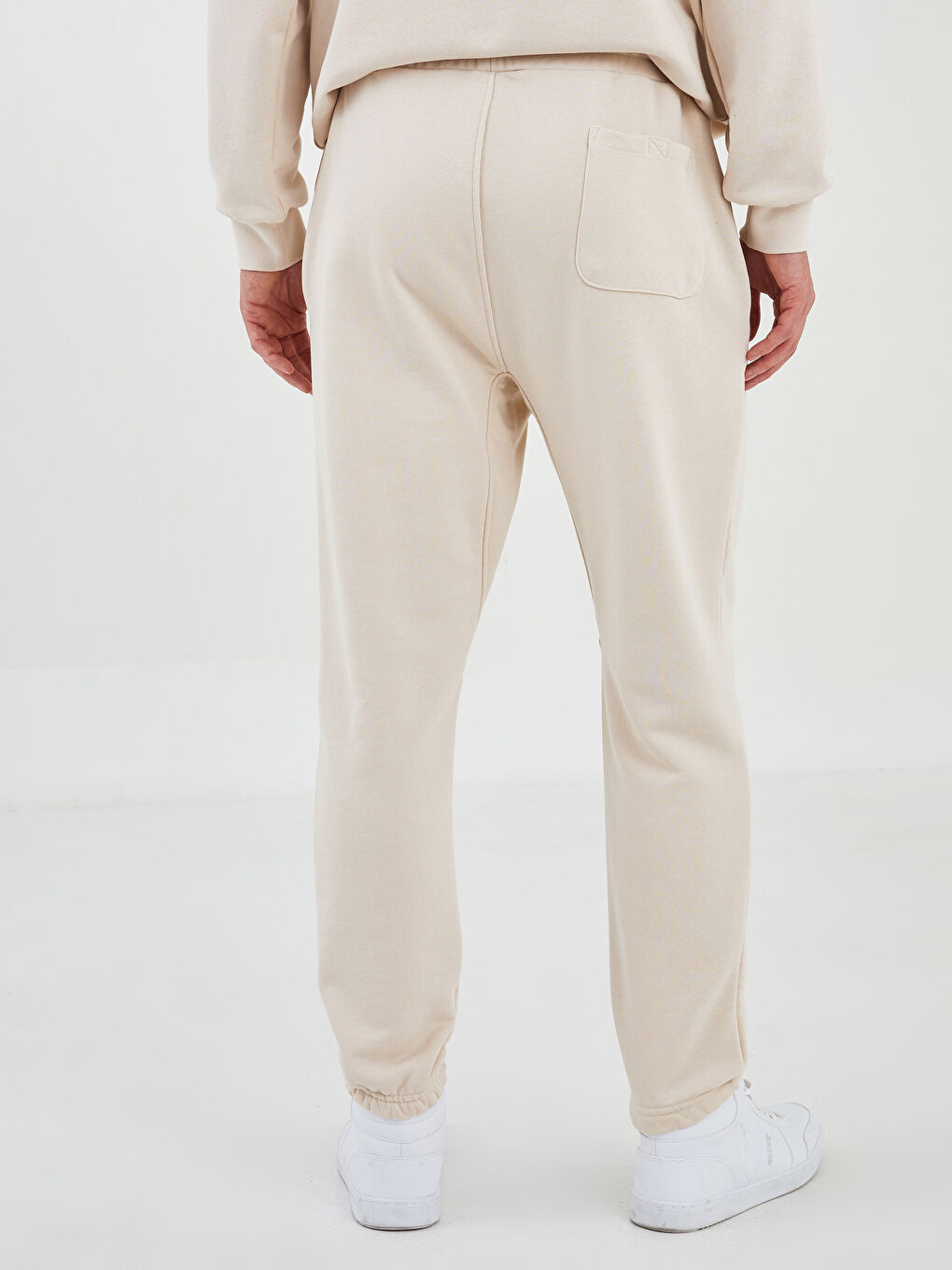 Стандартты пішім ерлерге арналған қалың джоггер спорттық шалбары-6