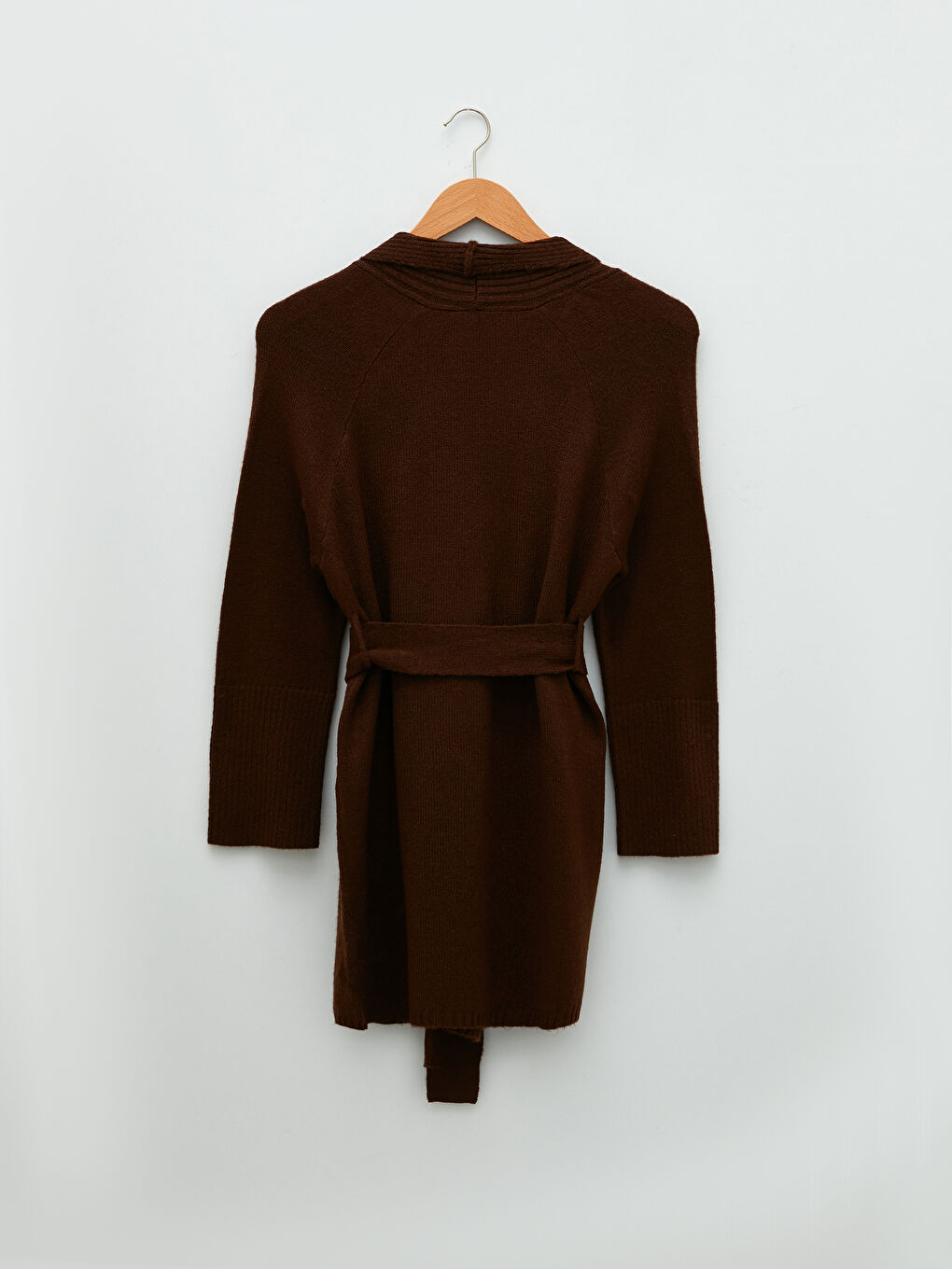 Double Breasted Collar Straight Long Sleeve Women's Knitwear Cardigan-7