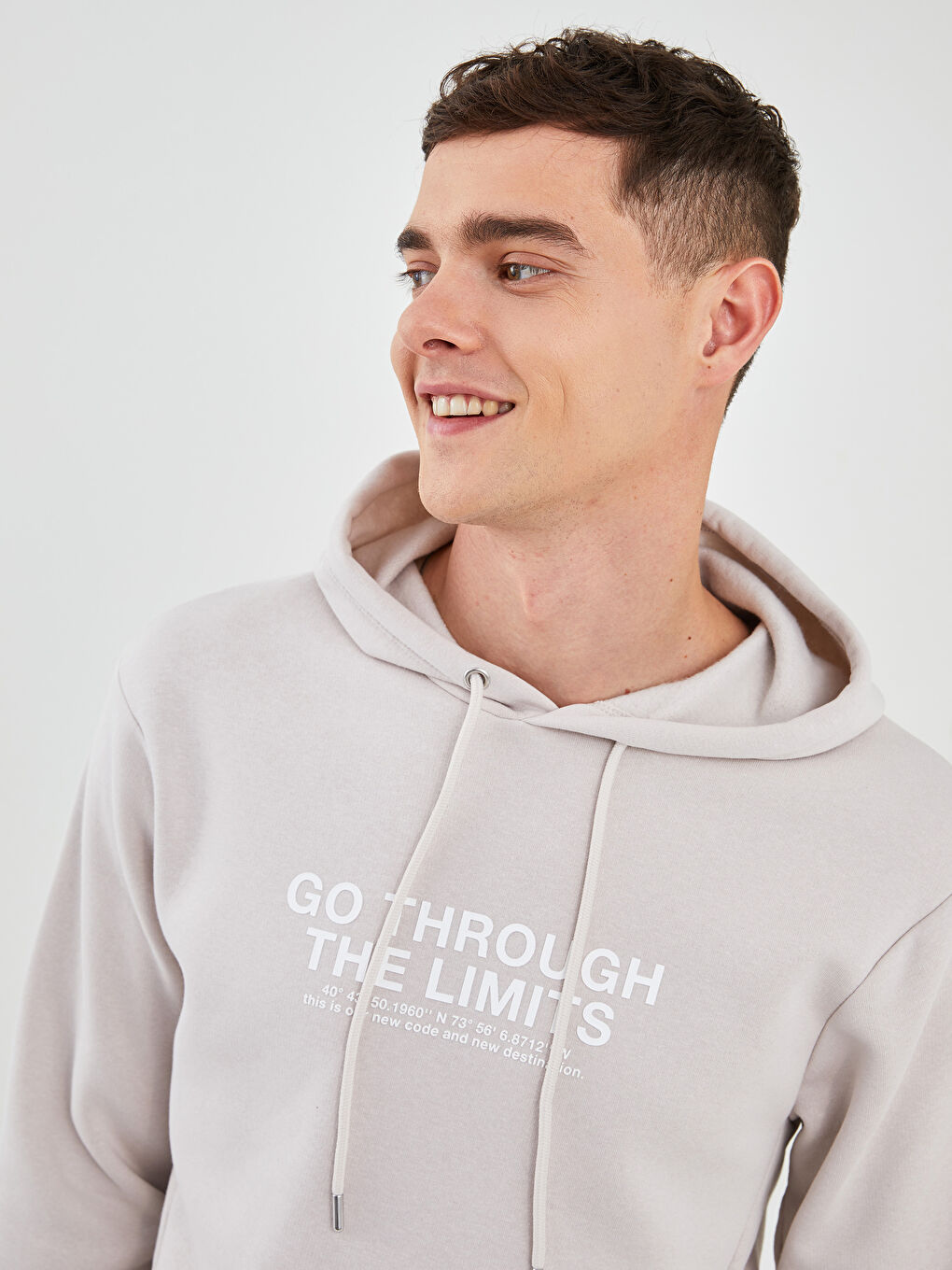 Long Sleeve Printed Men's Hoodie