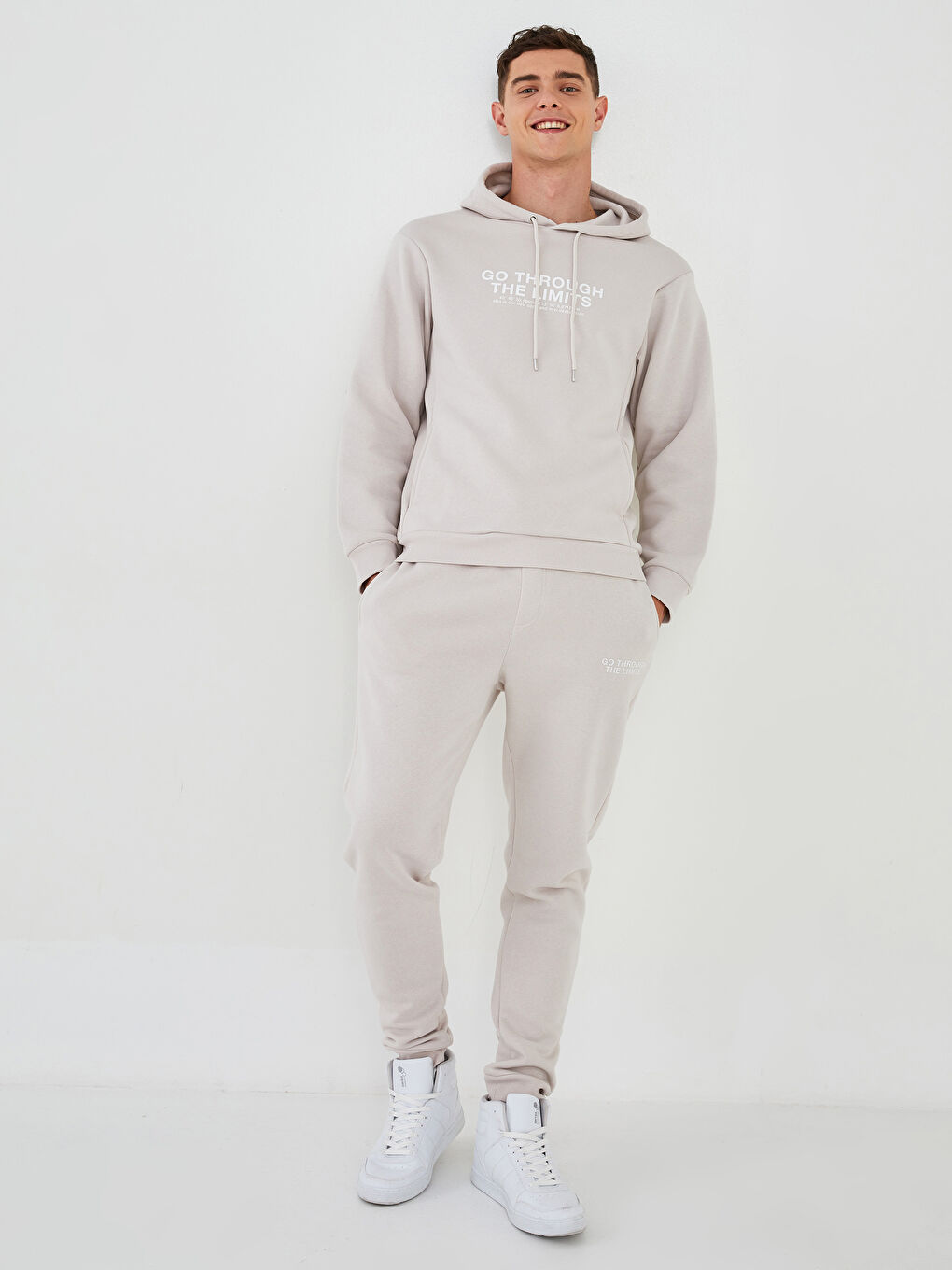 Long Sleeve Printed Men's Hoodie-1