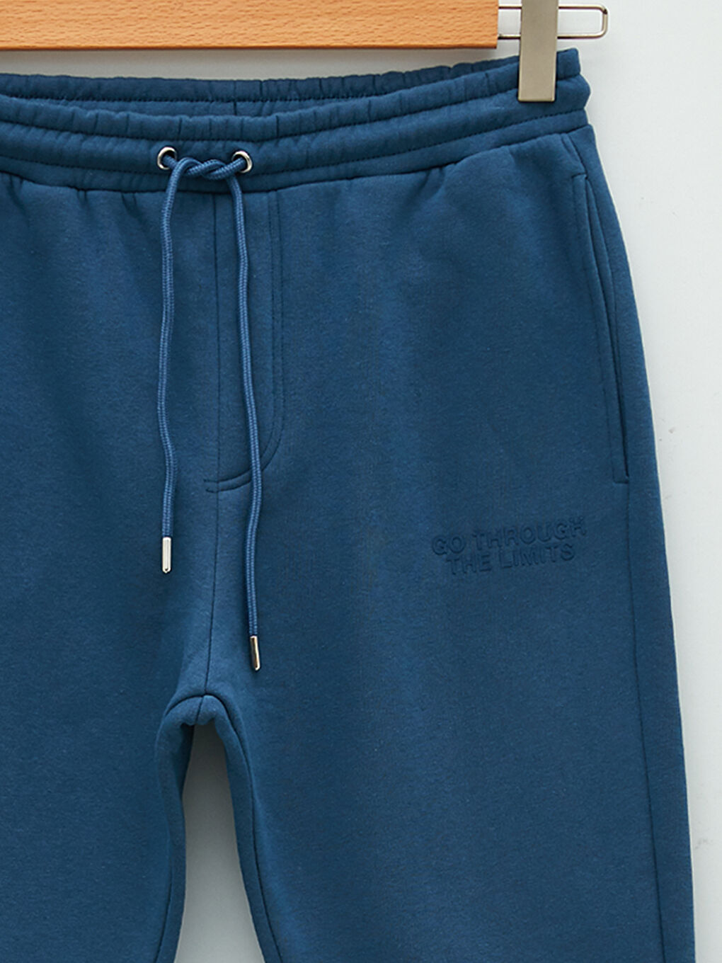 İndigo Standart Kalıp Erkek Kalın Jogger Eşofman Altı-7