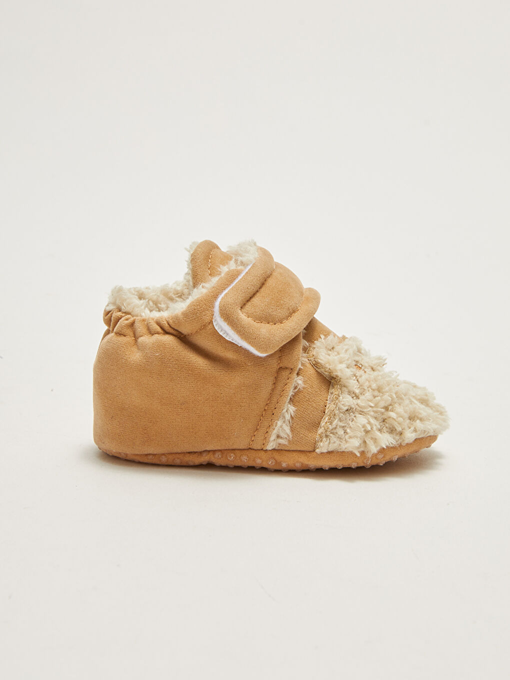 LCW STEPS Embroidery Detail Velcro Closure Pre-Toddler Baby Boy House Shoes -W1JI85Z1-RYG